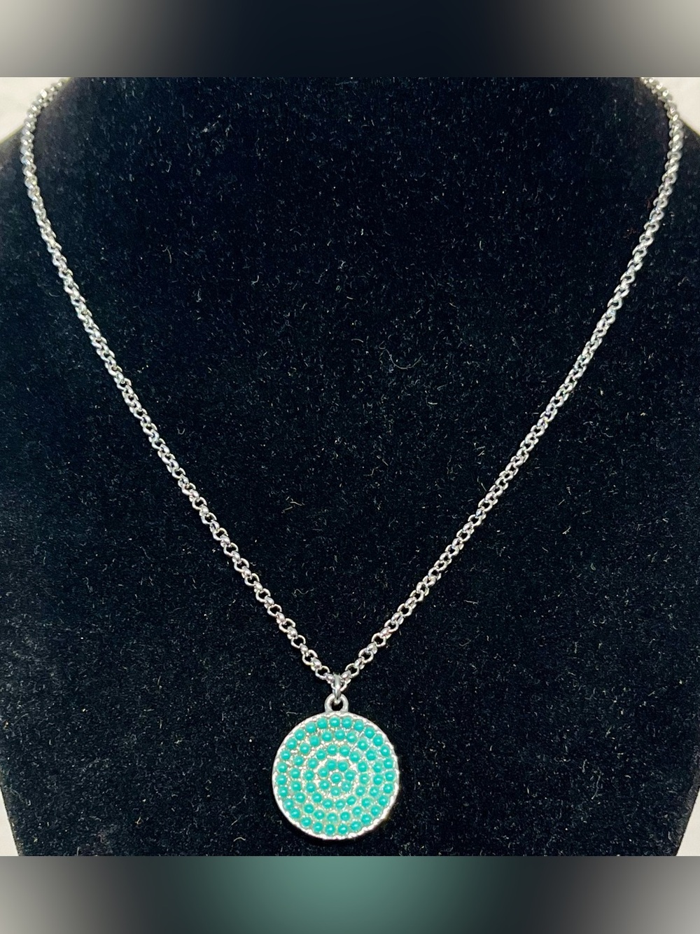 Lia Sophia Robin’s Egg Pendant Necklace